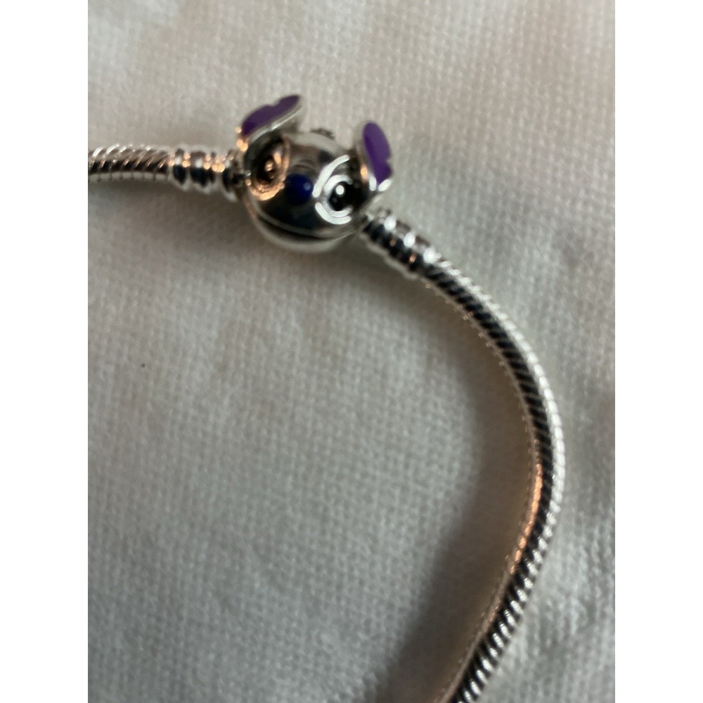 Pandora Disney Stitch Clasp Bracelet 7.5" 19cm Sterling Silver